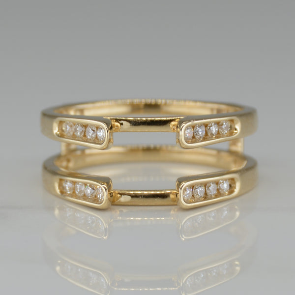 'Bespoke' Channel Set Ring Enhancer | 0.25ctw | SZ 6.75 |