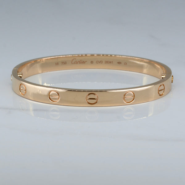 CARTIER Love Bracelet