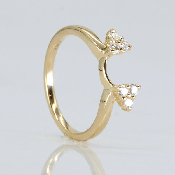 'Bespoke' Diamond Cluster Ring Wrap | SZ 6.75 |