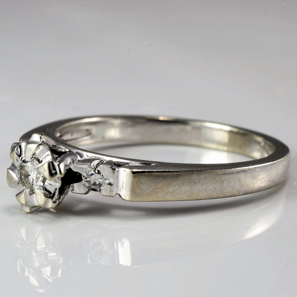 Retro Era Diamond Illusion Ring | 0.04 ctw, SZ 6 |