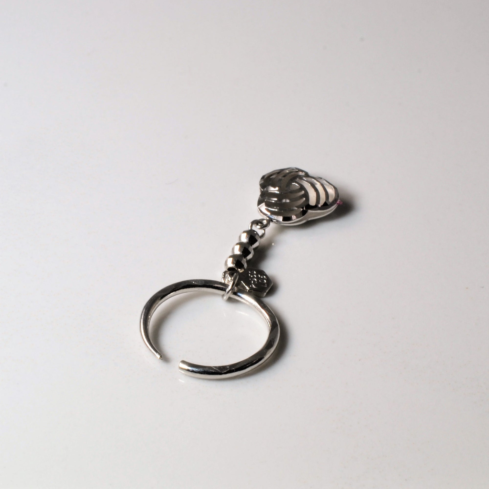 Platinum Love Knot Earrings |