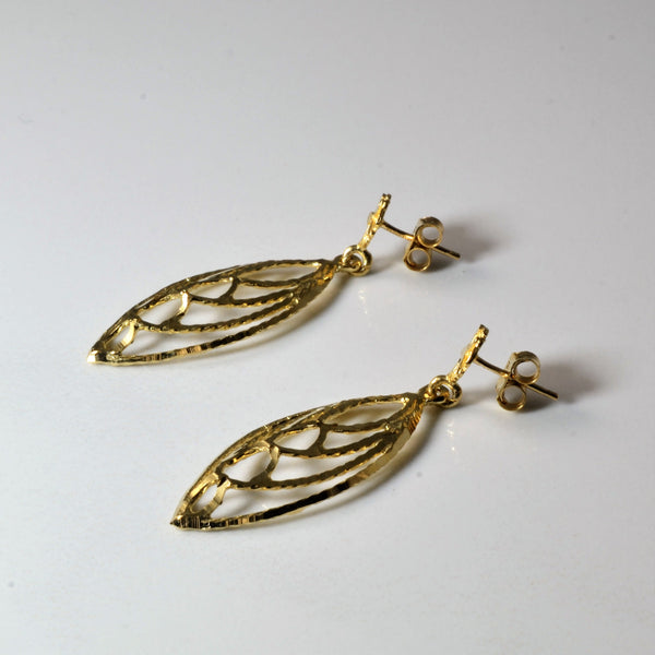 Open Work Drop Earrings |