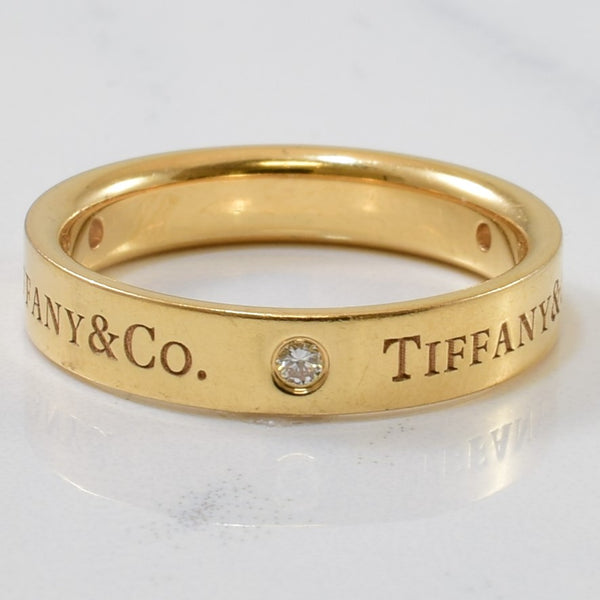 'Tiffany & Co.' Band Ring | 0.09ctw | SZ 7.5 |