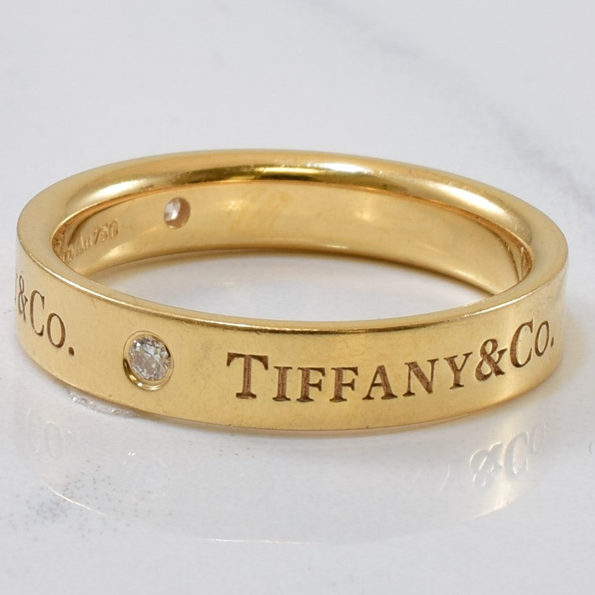 'Tiffany & Co.' Band Ring | 0.09ctw | SZ 7.5 |