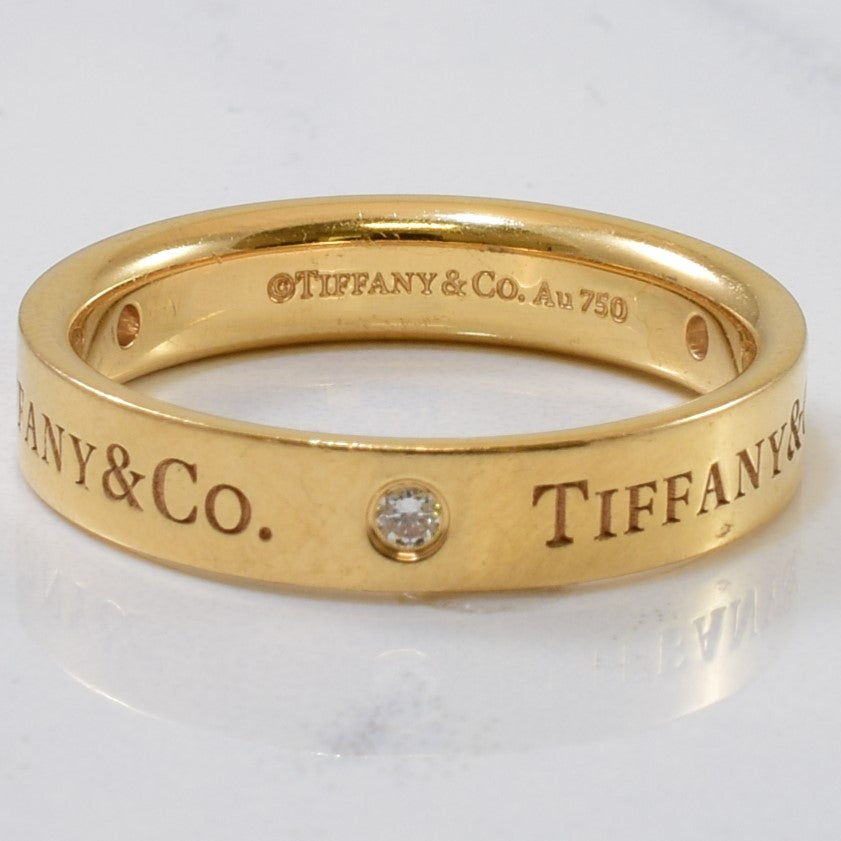 'Tiffany & Co.' Band Ring | 0.09ctw | SZ 7.5 |