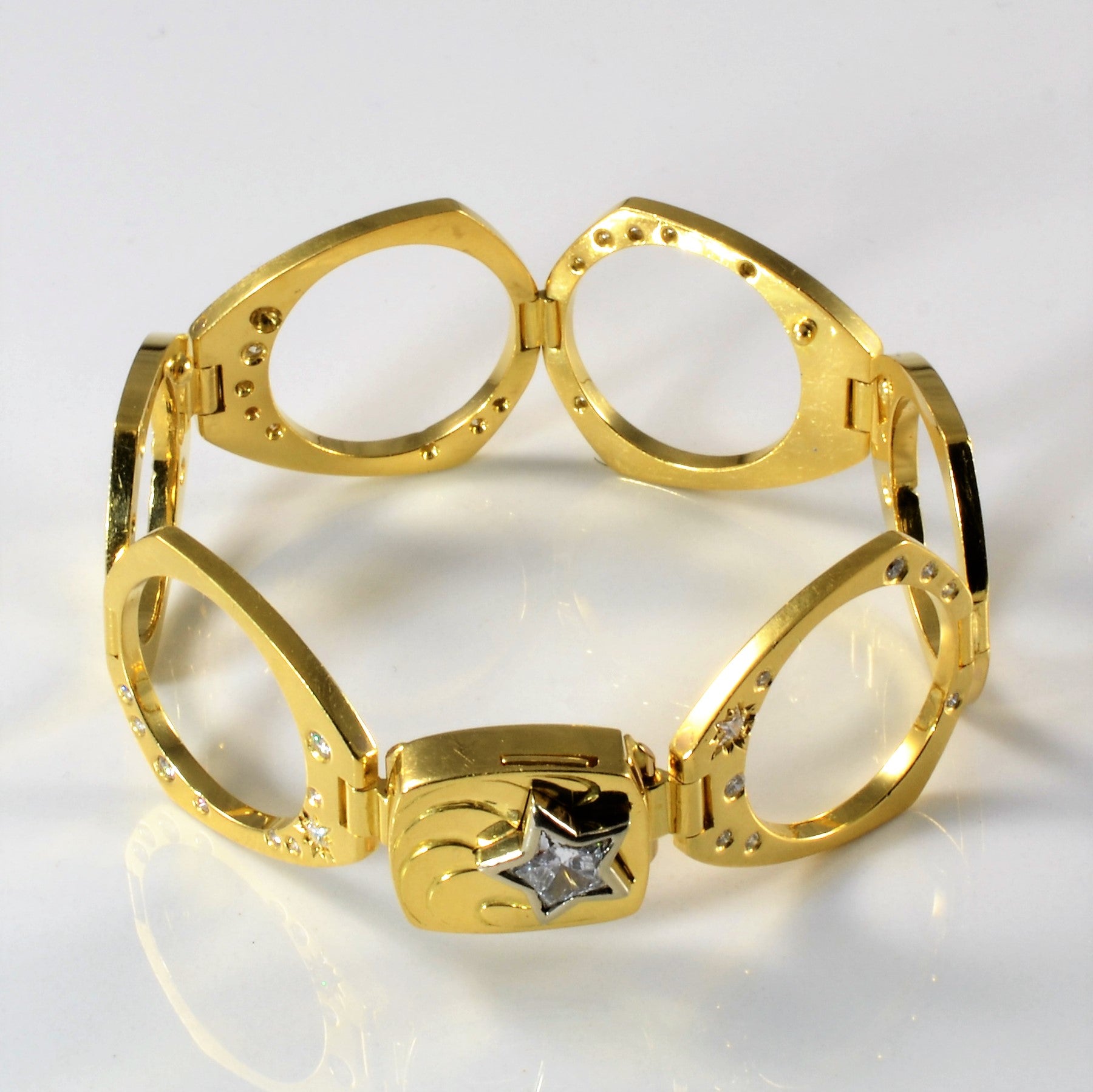 'Costen Catbalue' Custom Star Diamond Bracelet/Ring | 1.50ctw |