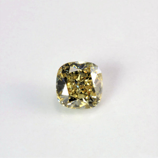 Cushion Cut Fancy Yellow Loose Diamond | 0.91 ct |