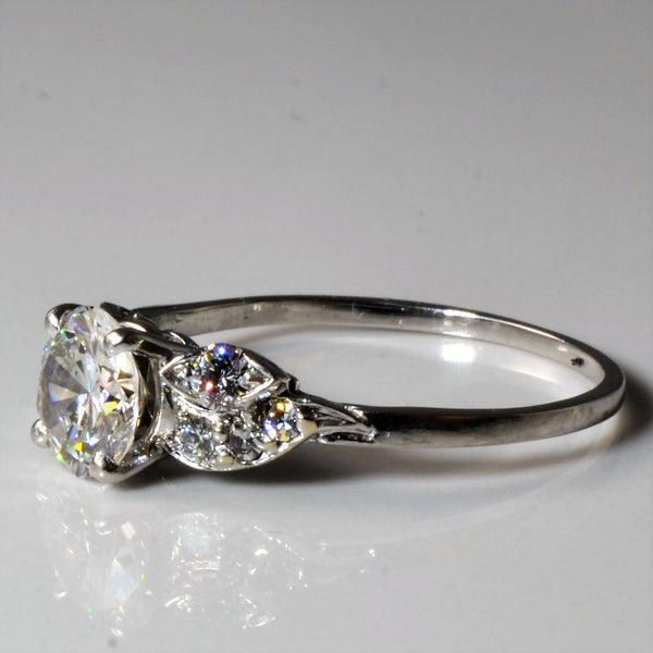 1940s Diamond Engagement Ring | 1.45ctw | SZ 9.5 |