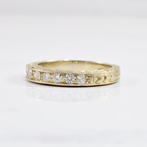 Retro Era Semi Eternity Diamond Band | 0.27 ctw SZ 5.5 |