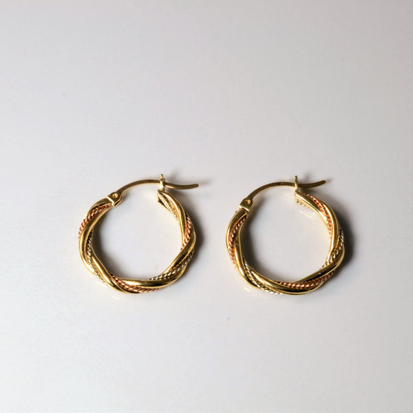 Twisted Hoop Earrings |