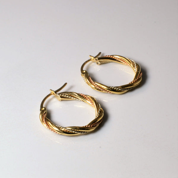 Twisted Hoop Earrings |