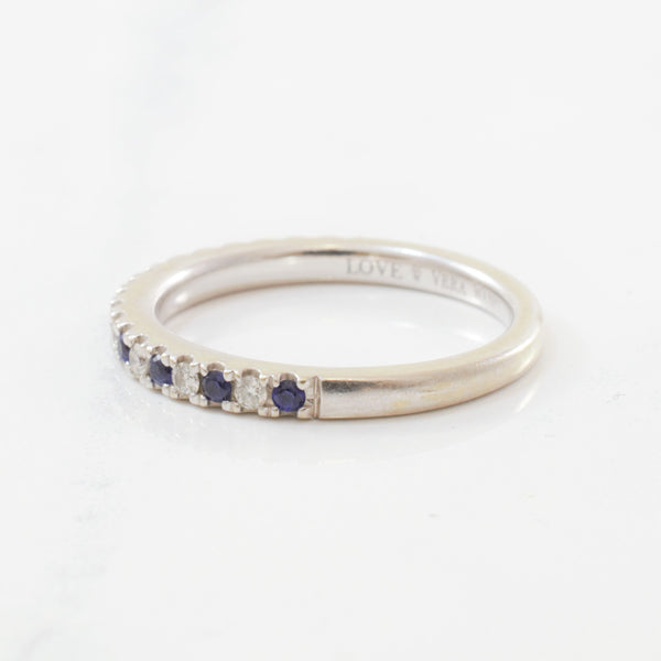 'Vera Wang' Sapphire & Diamond Band | 0.14ctw, 0.20ctw | SZ 6.5 |