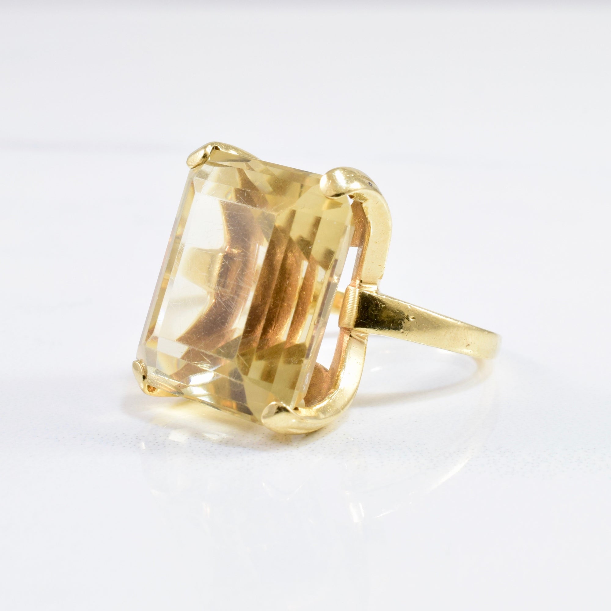 Citrine Cocktail Ring | SZ 4.5 |