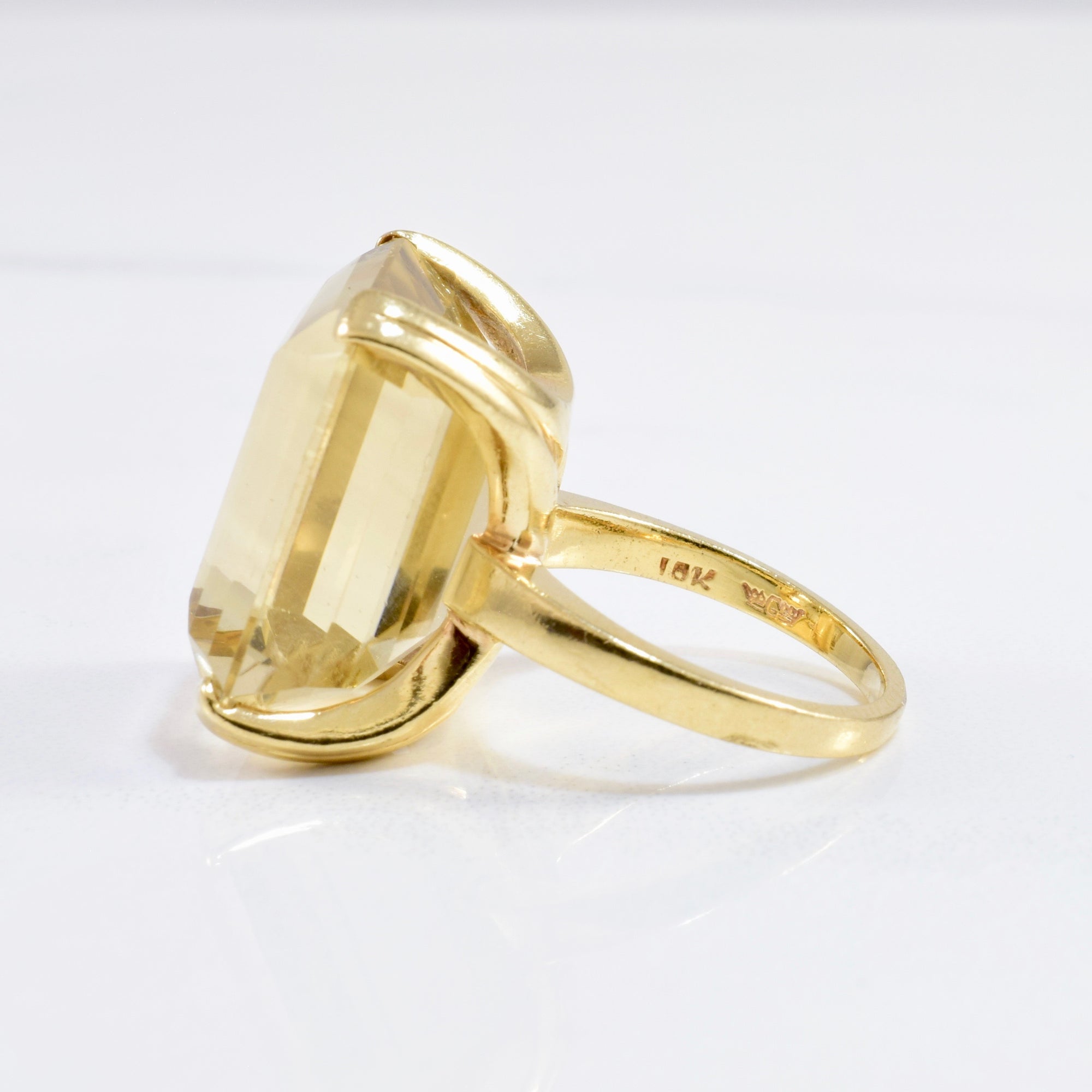 Citrine Cocktail Ring | SZ 4.5 |