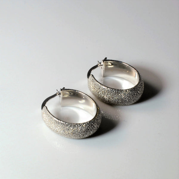 Sparkel Textured Huggie Earrings |