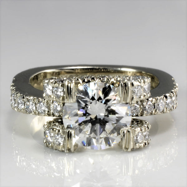 Monte Cristo' Diamond Engagement Ring | 1.67ctw | VS2, G/H | SZ 3 |