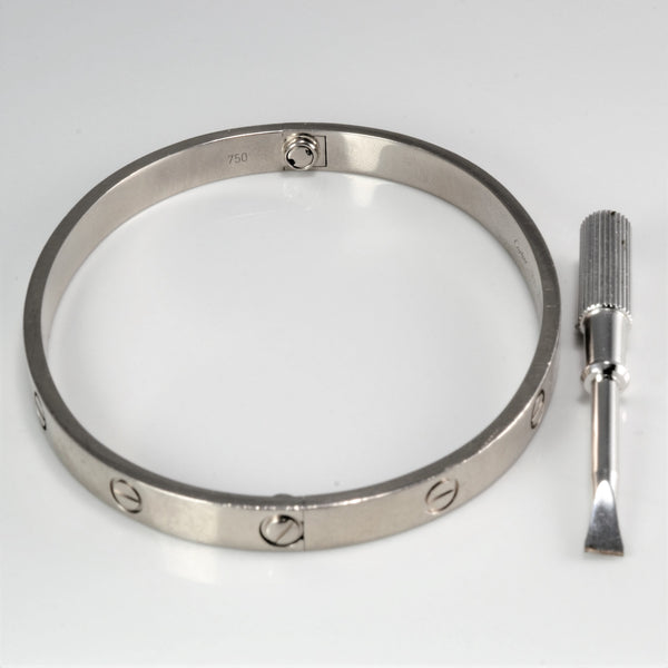 Cartier' Love Bracelet With Screwdriver | 8