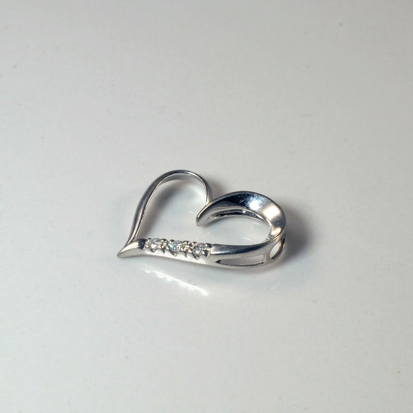 Diamond Heart Pendant | 0.03ctw |