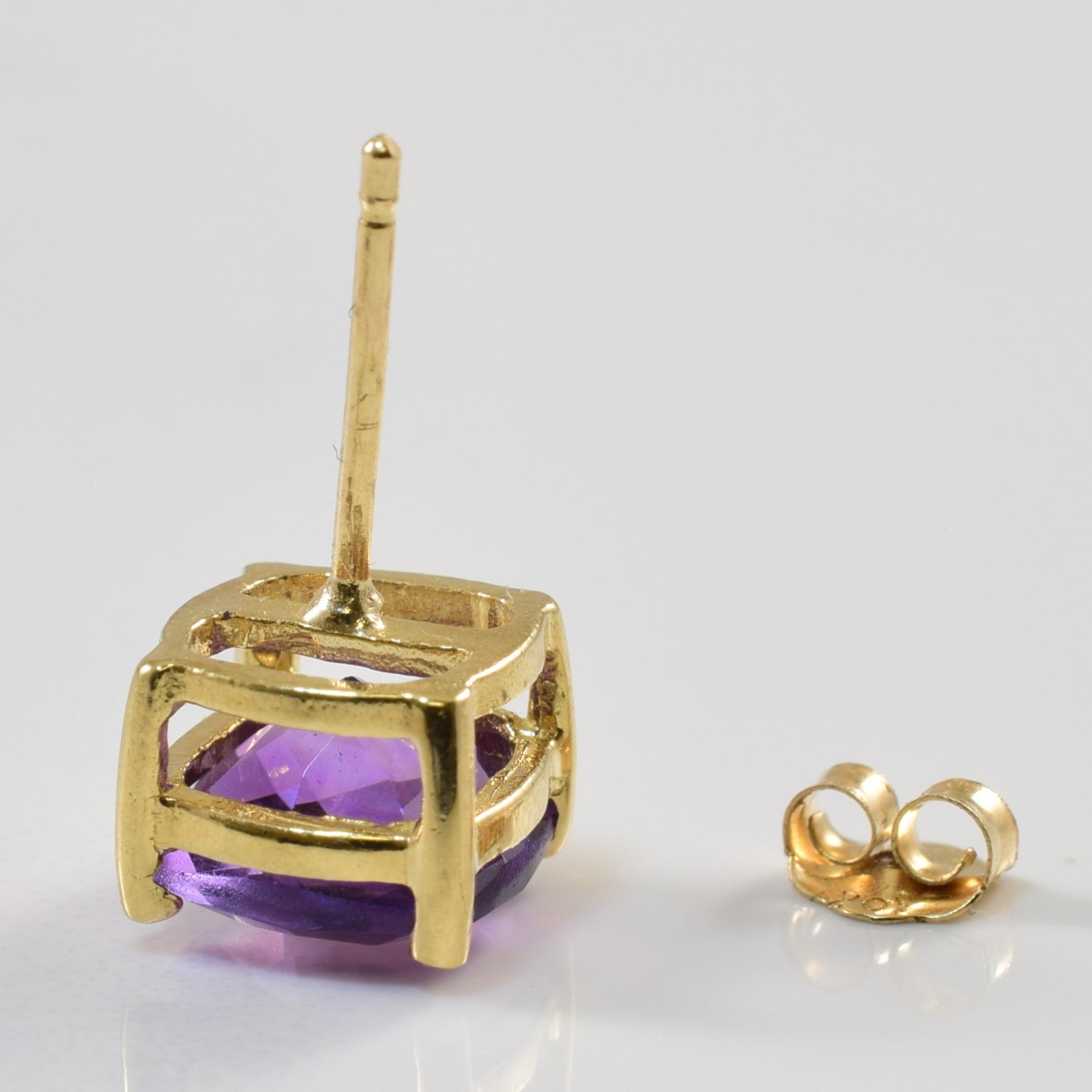 Amethyst Stud Earrings | 3.00ctw |
