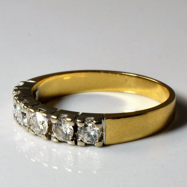 'Birks' Six Stone Diamond Band | 0.45ctw | SZ 6.5 |