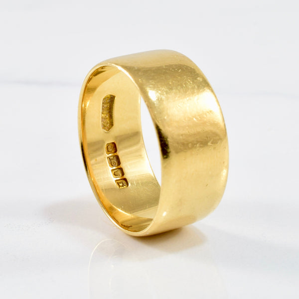 '1918' Wide Wedding Band | SZ 10 |