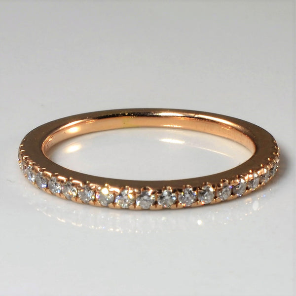 'Vera Wang' Pave Diamond Semi Eternity Ring | 0.23ctw | SZ 5.5 |