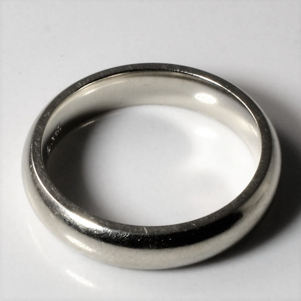 'Birks' 18k White Gold Band | SZ 5 |