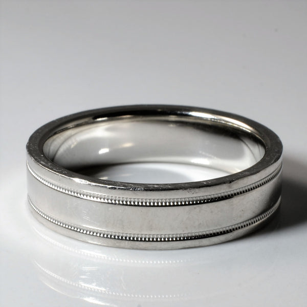 TIFFANY & CO. Tiffany Together Milgrain Band Ring in Platinum