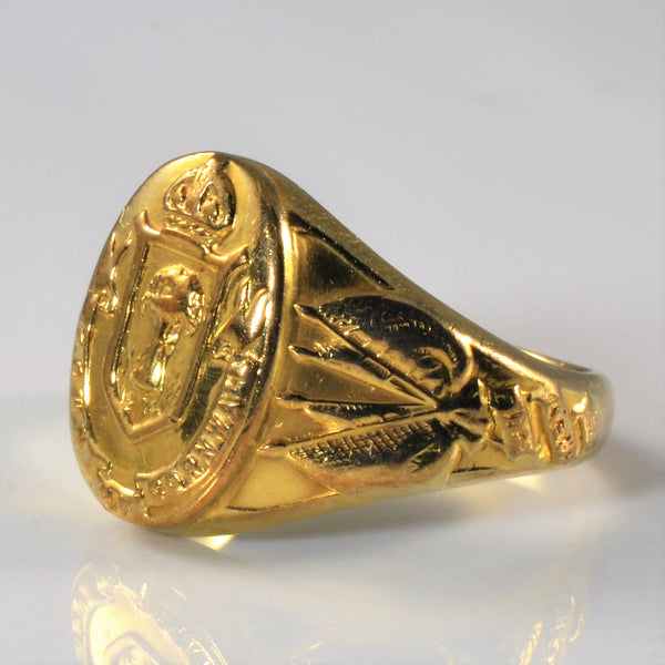 'Birks' Town of Cornwall Signet Ring | SZ 8.25 |