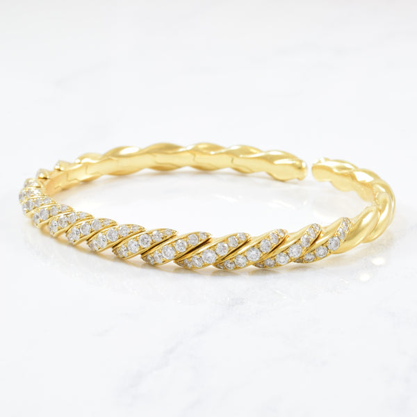 'David Yurman' Pave Flex Diamond Bracelet | 6