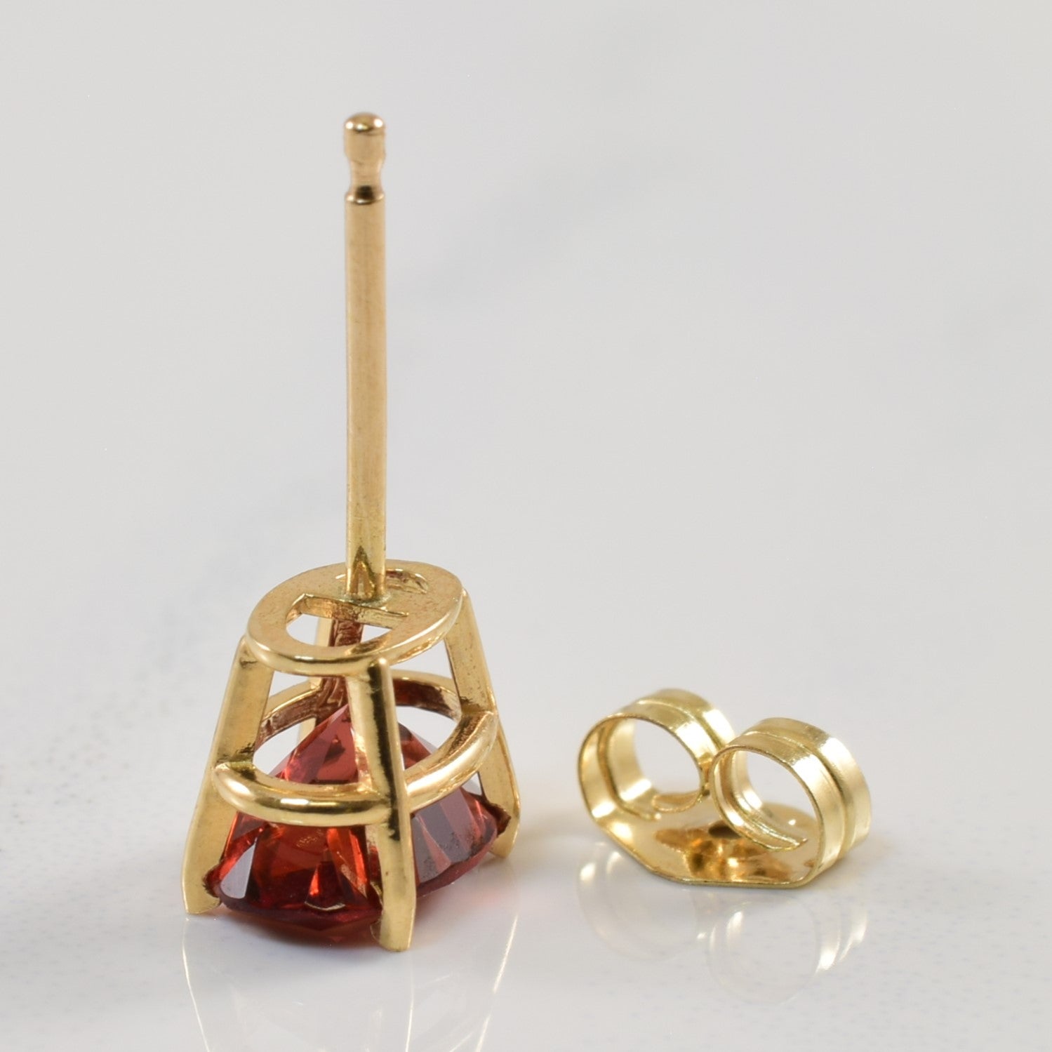 Oval Garnet Stud Earrings | 2.00ctw |