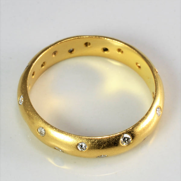 Gypsy Set Diamond Constellation Band | 0.20ctw | SZ 6 |