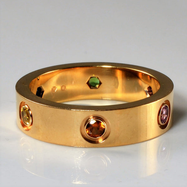 CARTIER Love Ring, Multi Gemstone