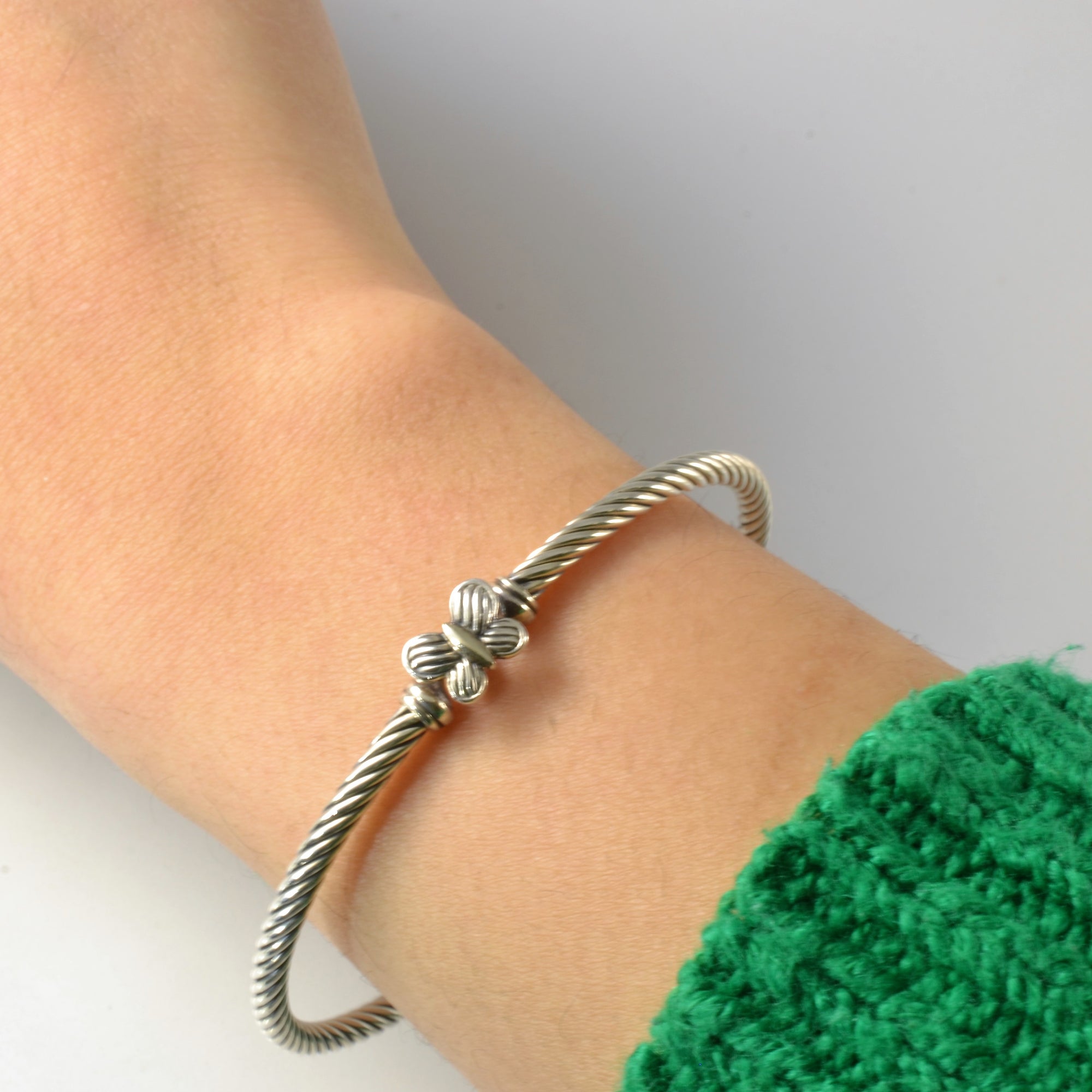 'David Yurman' Butterfly Cable Bracelet | 7