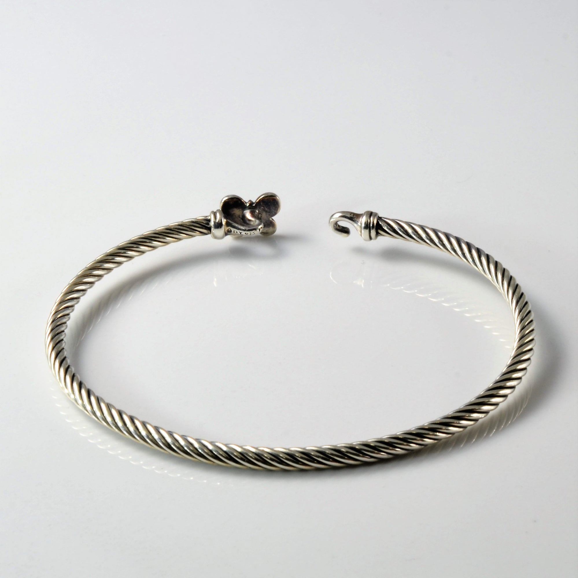 'David Yurman' Butterfly Cable Bracelet | 7