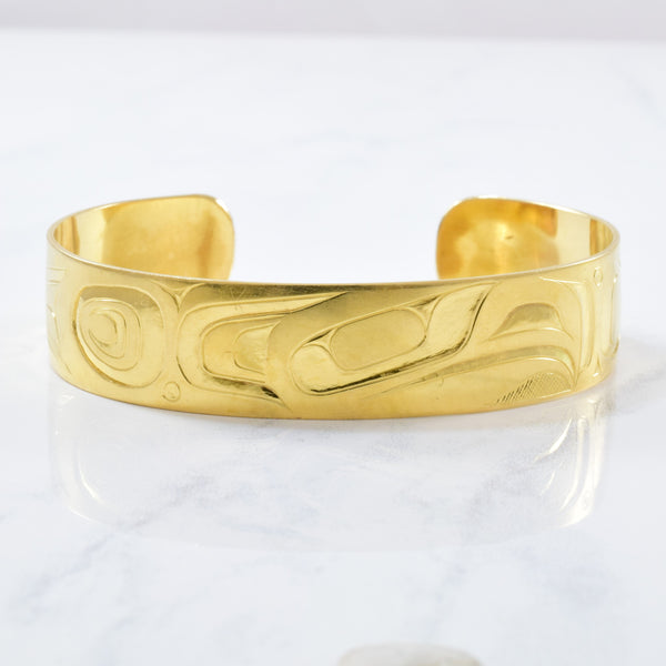 'Janice Shizue' Indigenous Eagle Art Cuff | 7