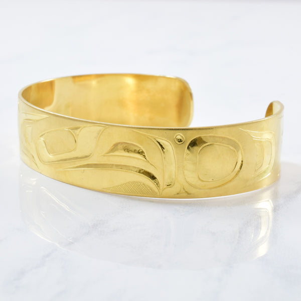 'Janice Shizue' Indigenous Eagle Art Cuff | 7