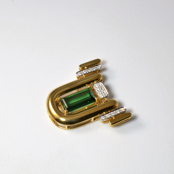 'Cavelti' Tourmaline & Diamond Earrings/Pendant Set | 6.79ctw | 0.62ctw |