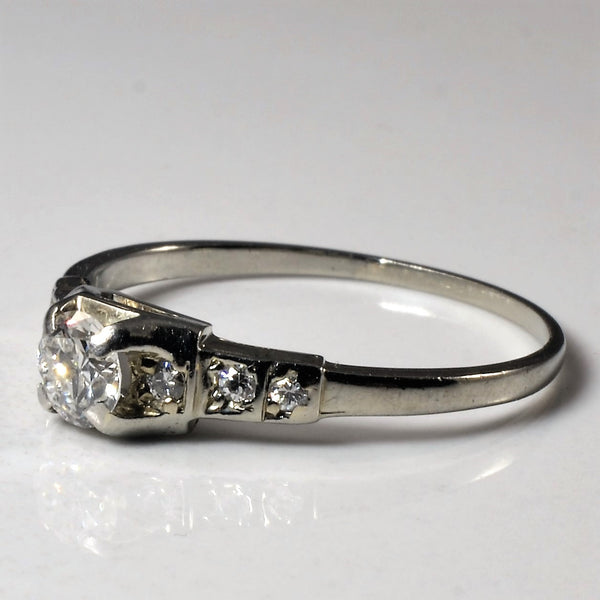 'Birks' 1920s Diamond Engagement Ring | 0.38ctw | SZ 8.5 |