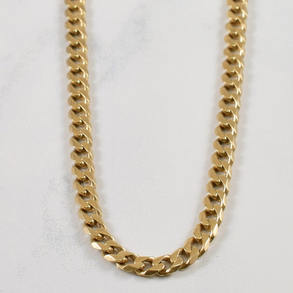 10k Yellow Gold Cuban Chain | 26