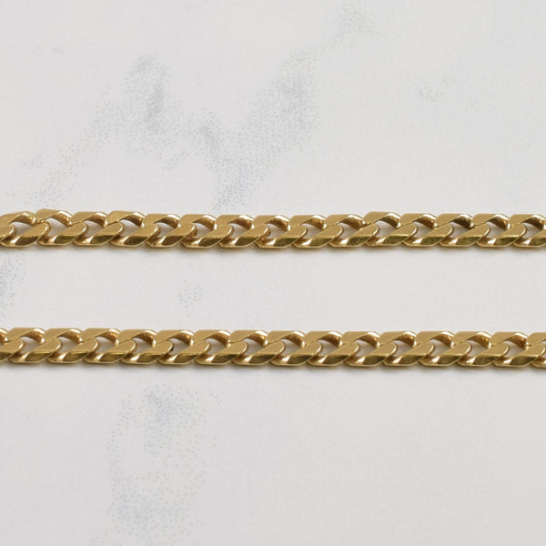 10k Yellow Gold Cuban Chain | 26