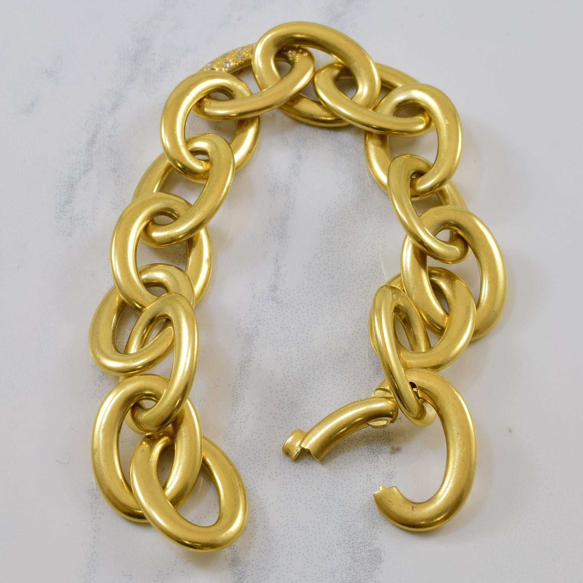 'Brinkhaus' Diamond Link Bracelet | 0.19ctw | 7.5