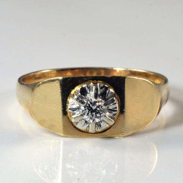 'Birks' Illusion Set Diamond Ring | 0.16ct | SZ 10.25 |