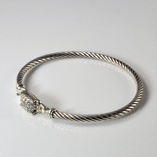 'David Yurman' Petite Wheaton Bracelet | 0.30ctw | 6