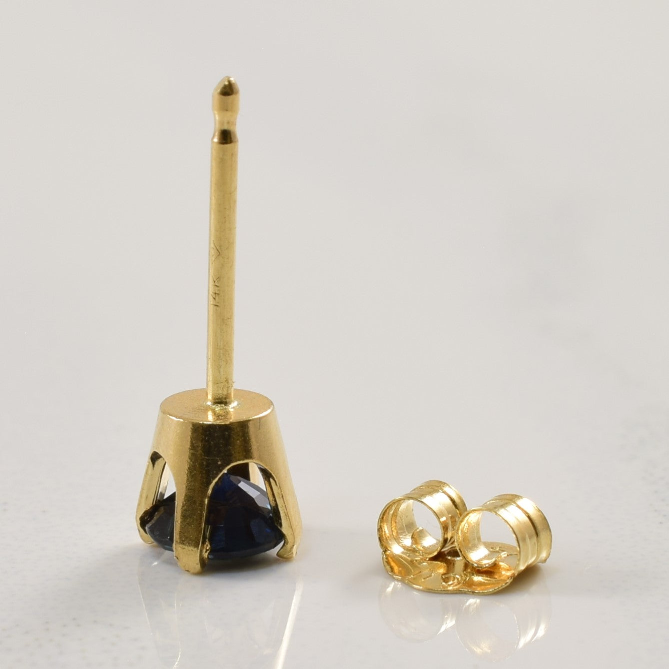 Blue Sapphire Stud Earrings | 0.60ctw |