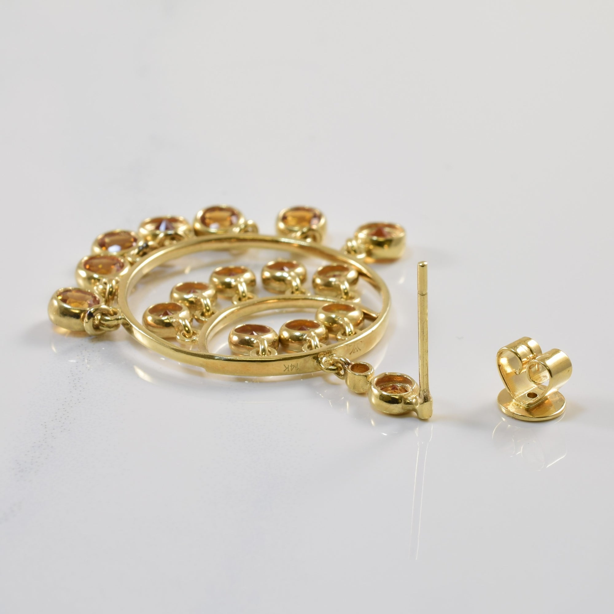 Citrine Chandelier Earrings | 4.60ctw |