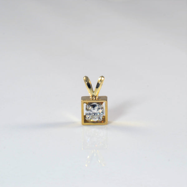 'Bespoke' 1920s Diamond Pendant | 0.30ct |