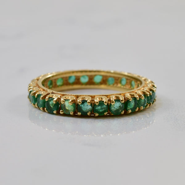 Emerald Eternity Band | 1.50ctw | SZ 7 |