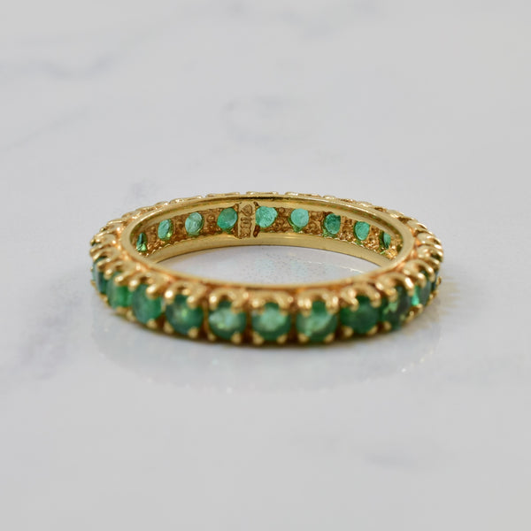 Emerald Eternity Band | 1.50ctw | SZ 7 |