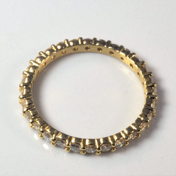 'Bespoke' Yellow Gold Eternity Band | 0.90ctw | SZ 7 |